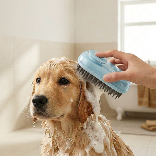 Stop struggling at bath time.
Clean your dog in minutes — without the mess.