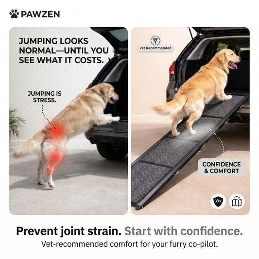 PawZen EasyClimb Dog Car Ramp
