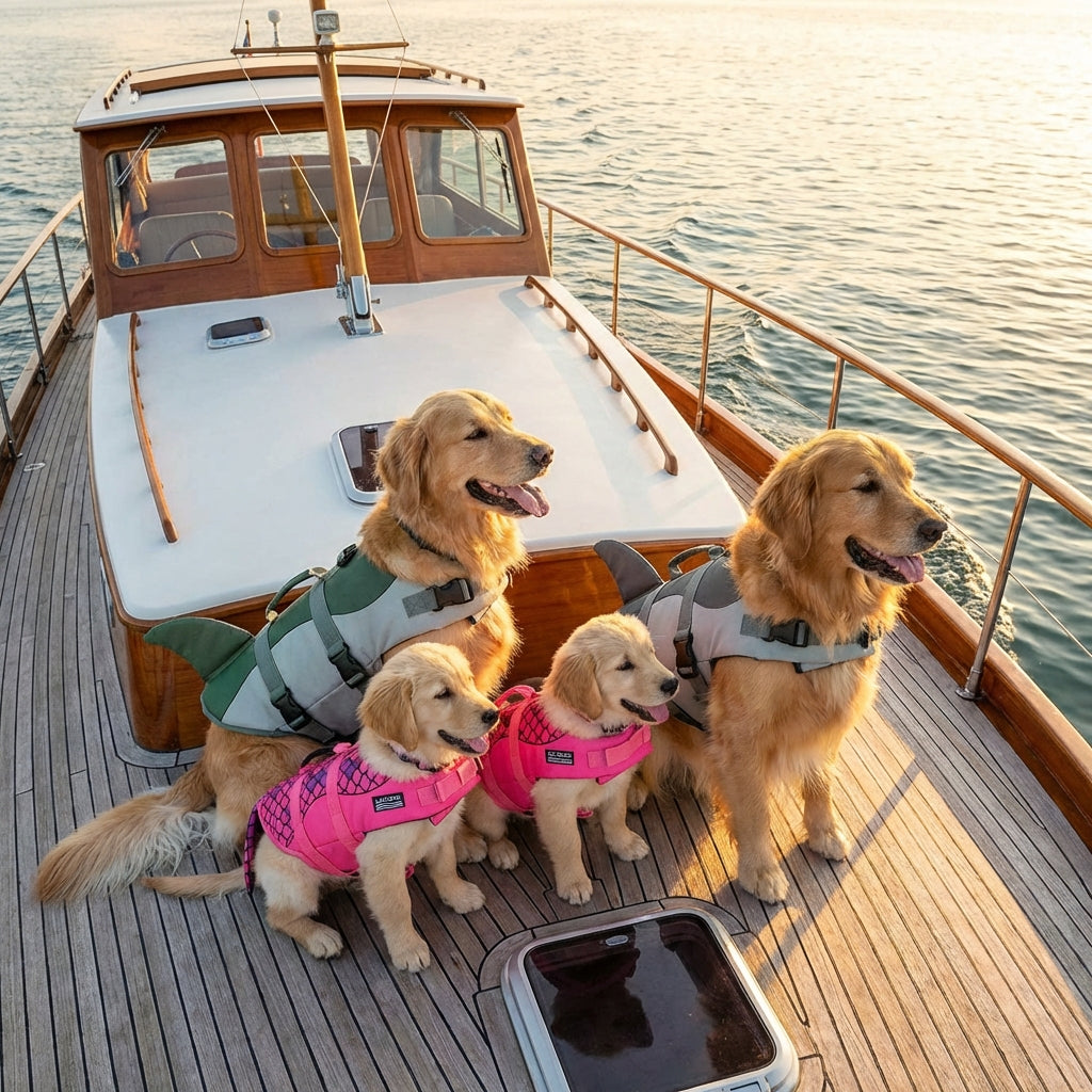 Pawzen Dog Life Jacket Vest | Safe, Comfy & Adjustable for All Dogs