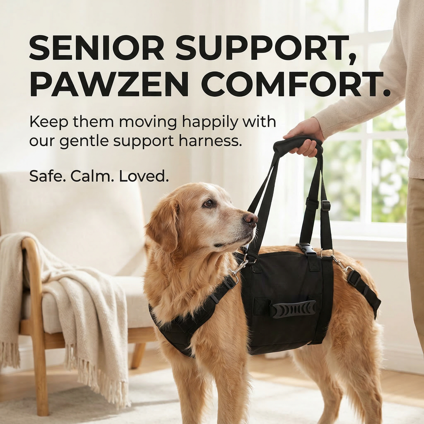 PawZen LiftAssist™ Dog Mobility Harness