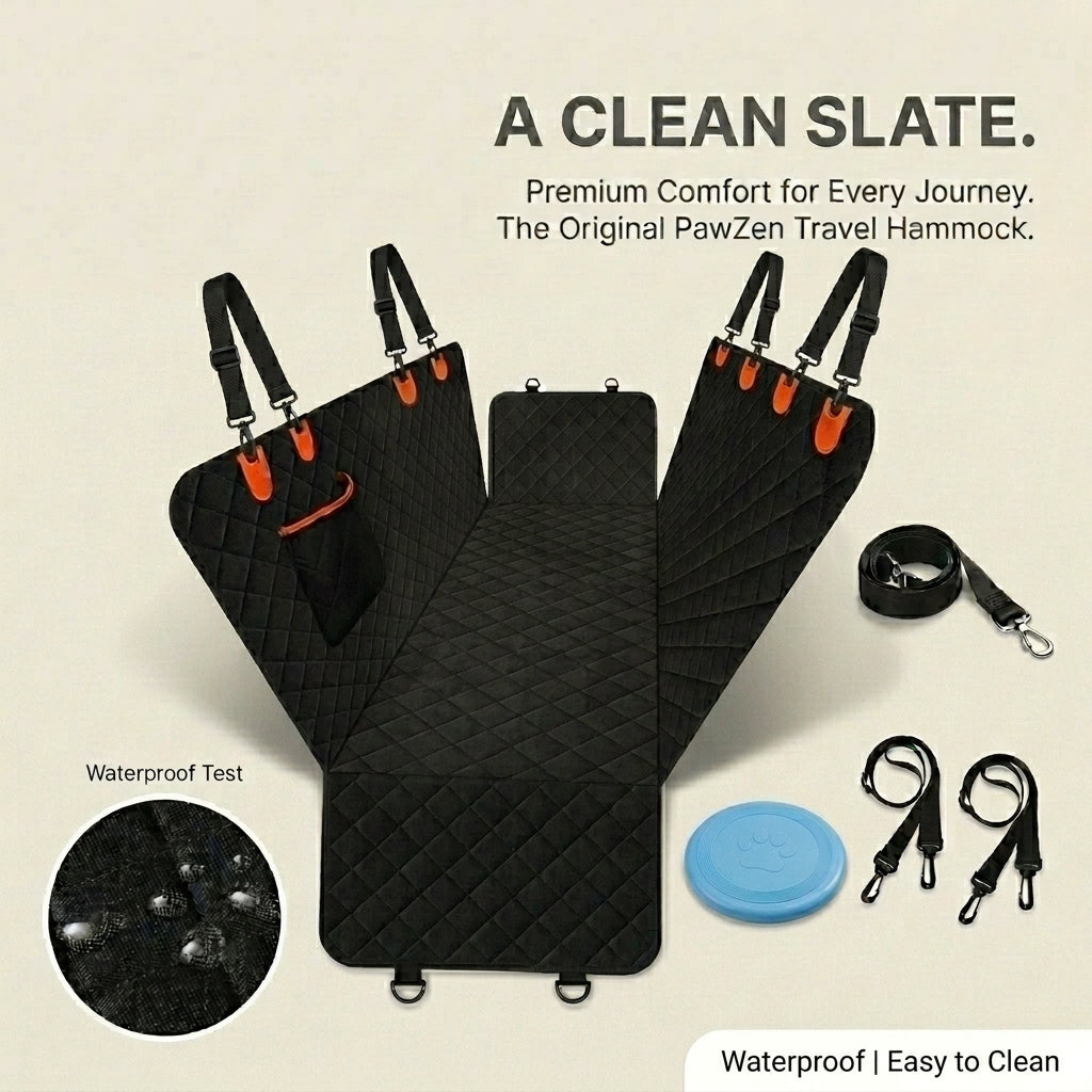 PawZen Car Seat Protector — Waterproof Dog Cover