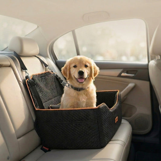 PawZen TravelNest™ — Safe & Cozy Dog Car Seat Bed